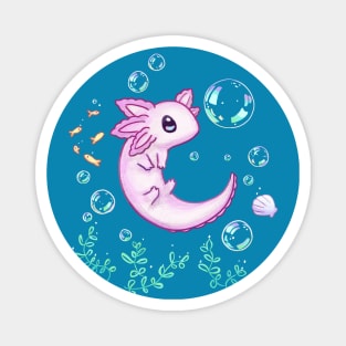 Under the Sea Axolotl Magnet